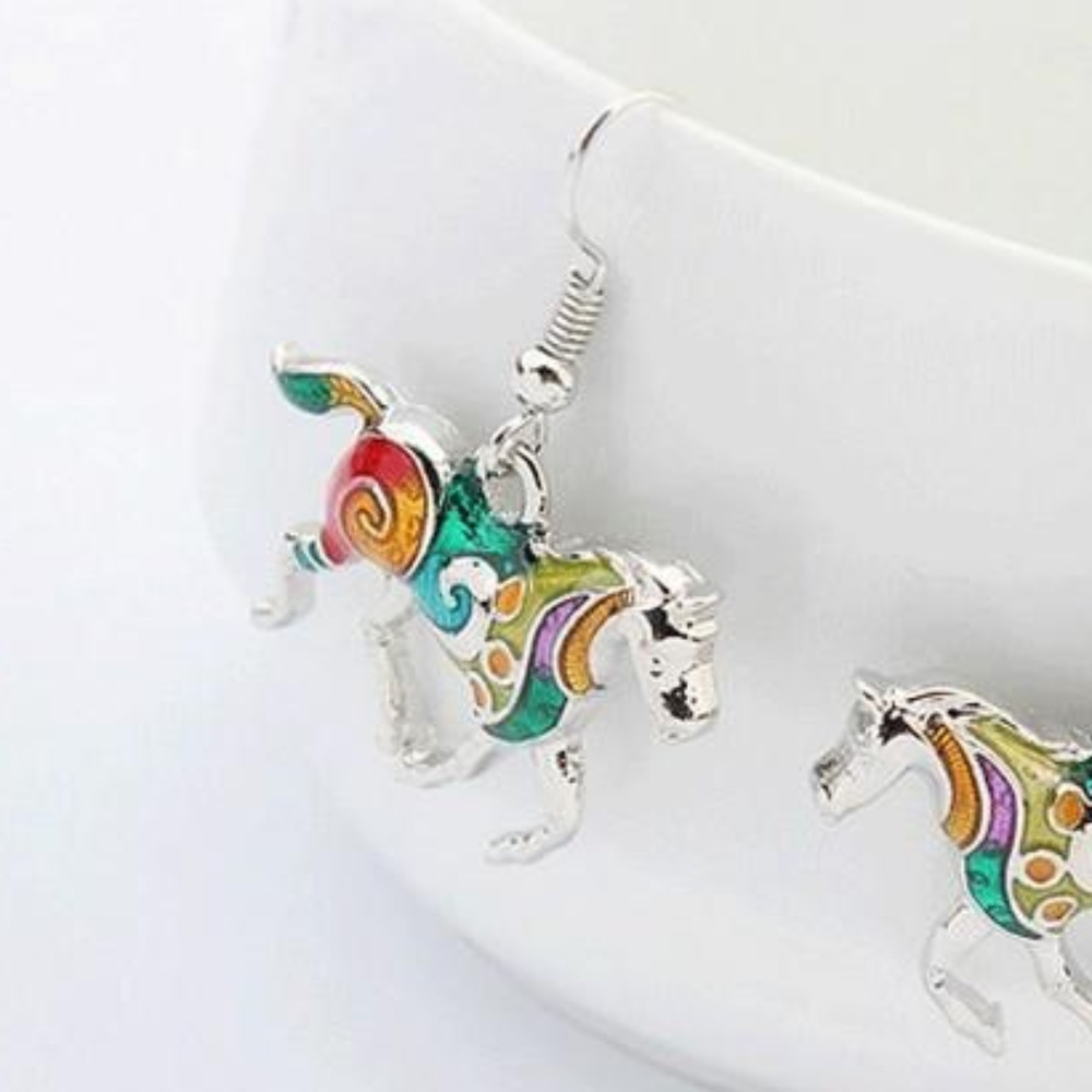 SALE ** BRAND NEW ** KENTUCKY DERBY 2PC JEWELRY SET - Picture 3 of 3